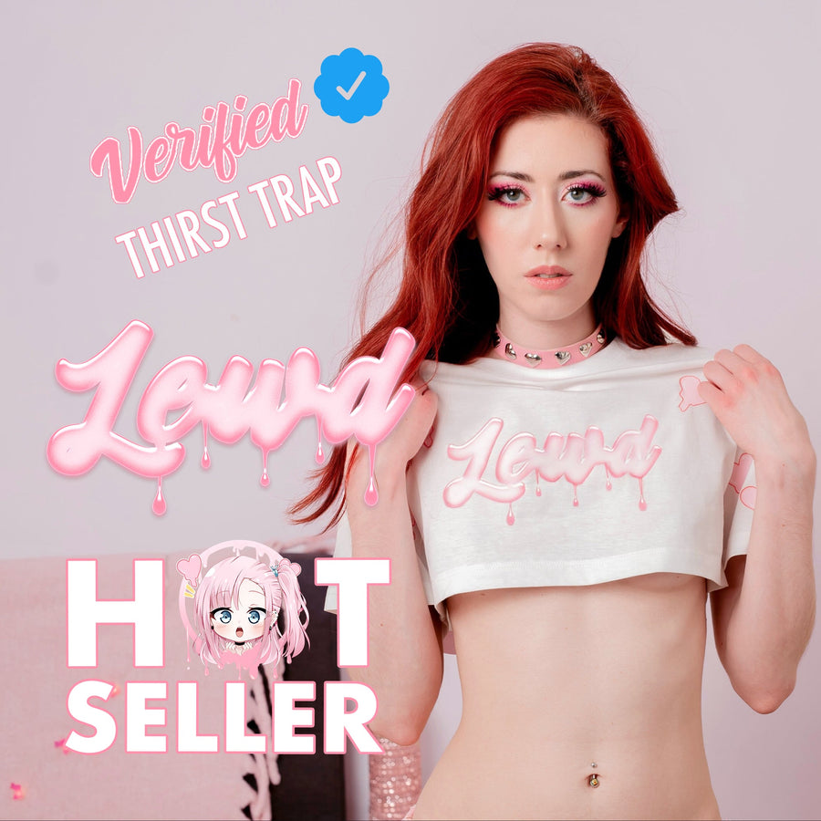 Drippy Bubble Crop Top Y2K Egirl Streamer | LewdFashion