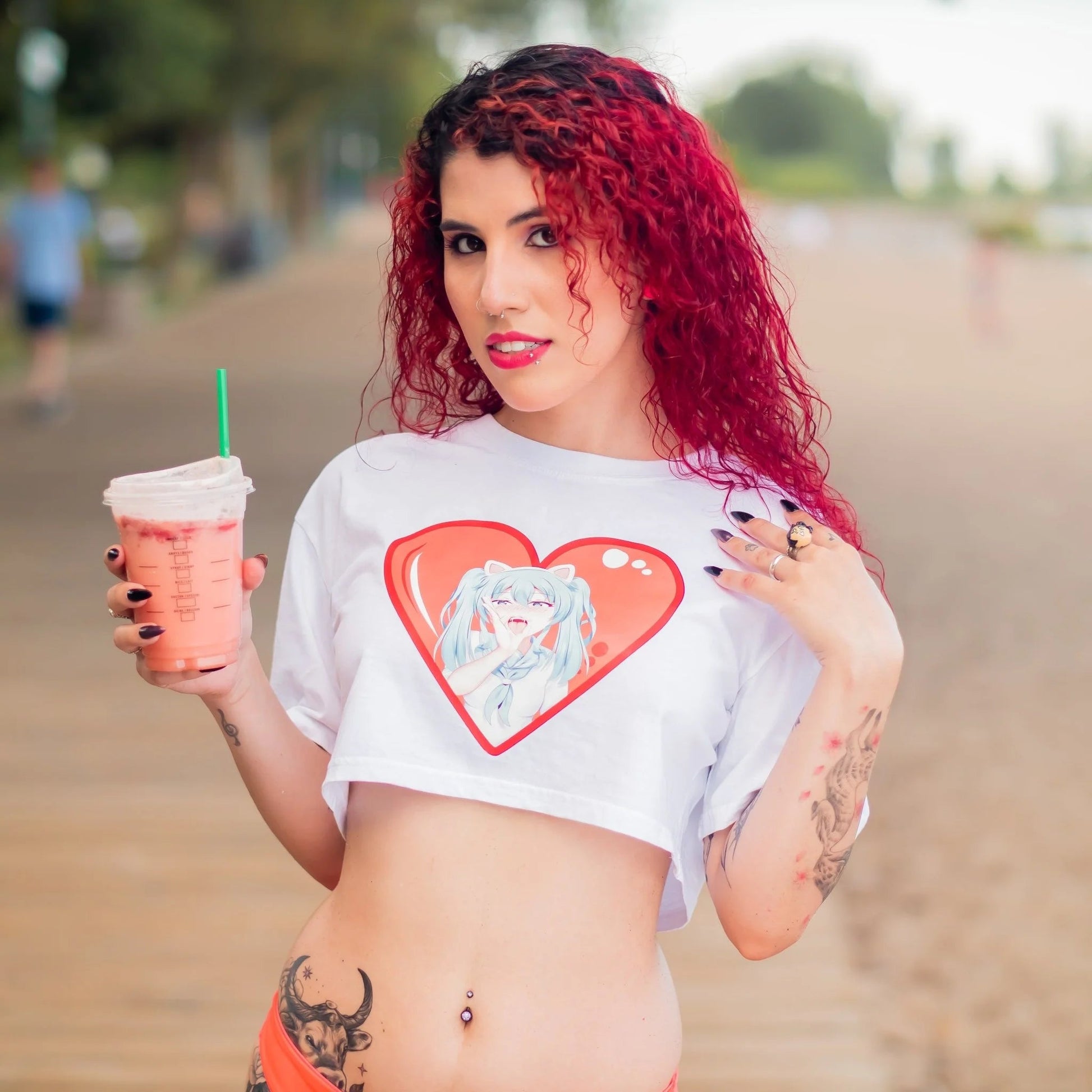 Anime Cosplay Crop Top - Lewd Fashion