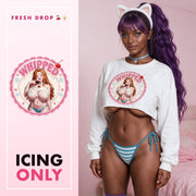 Whipped Sudadera Corta Blanca