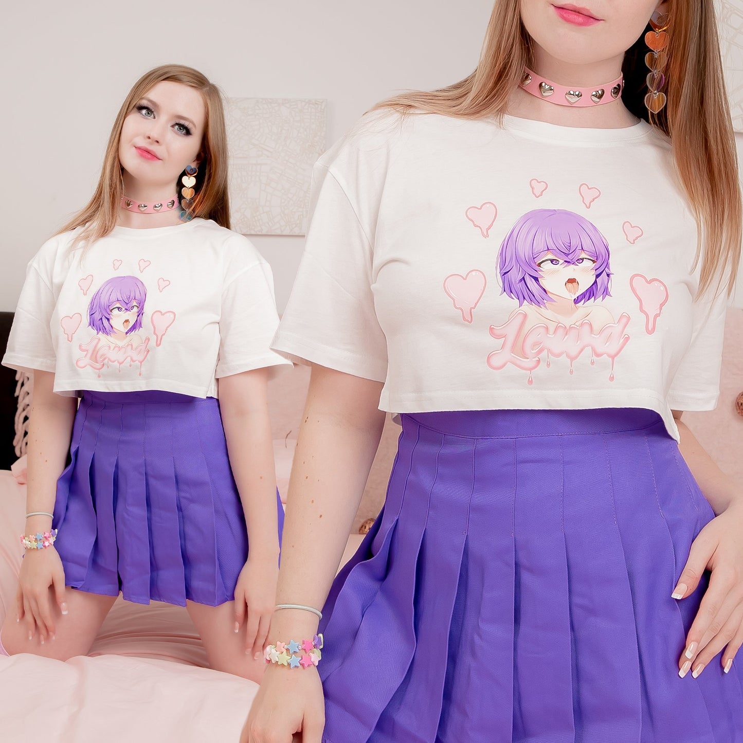 Otaku Girl Crop Top - Lewd Fashion