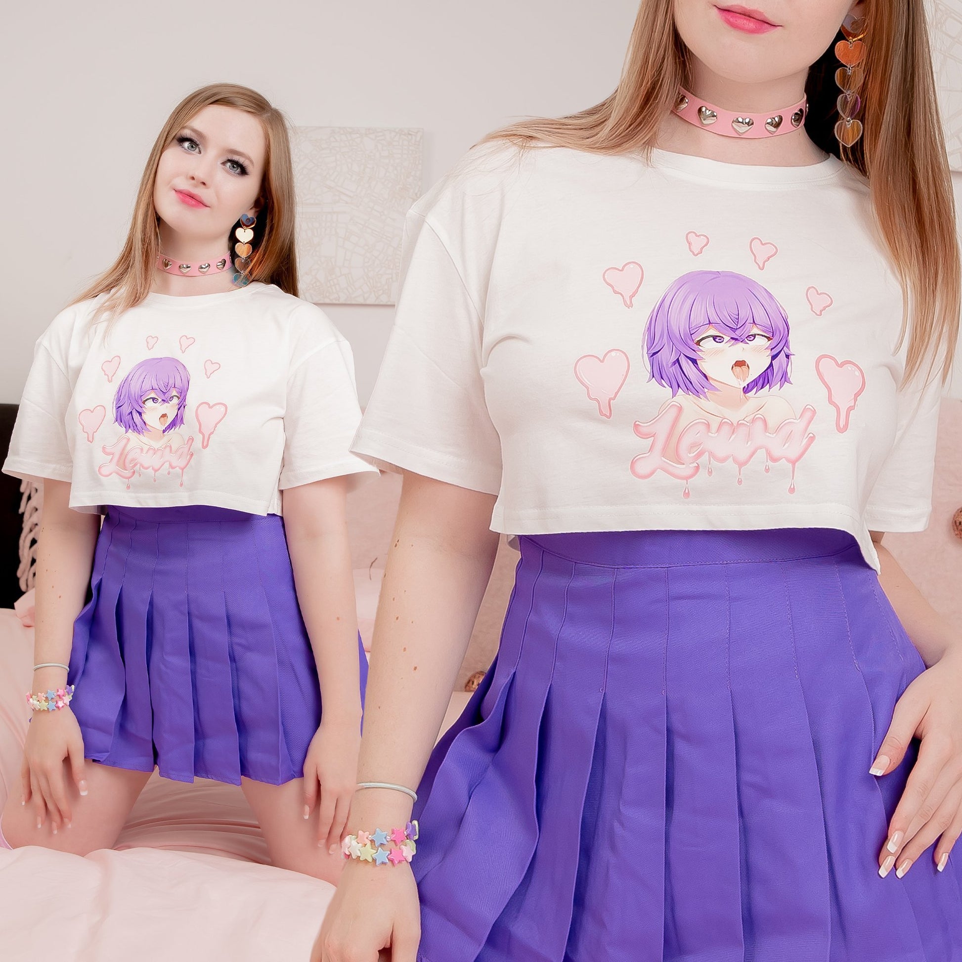 Otaku Girl Crop Top - Lewd Fashion