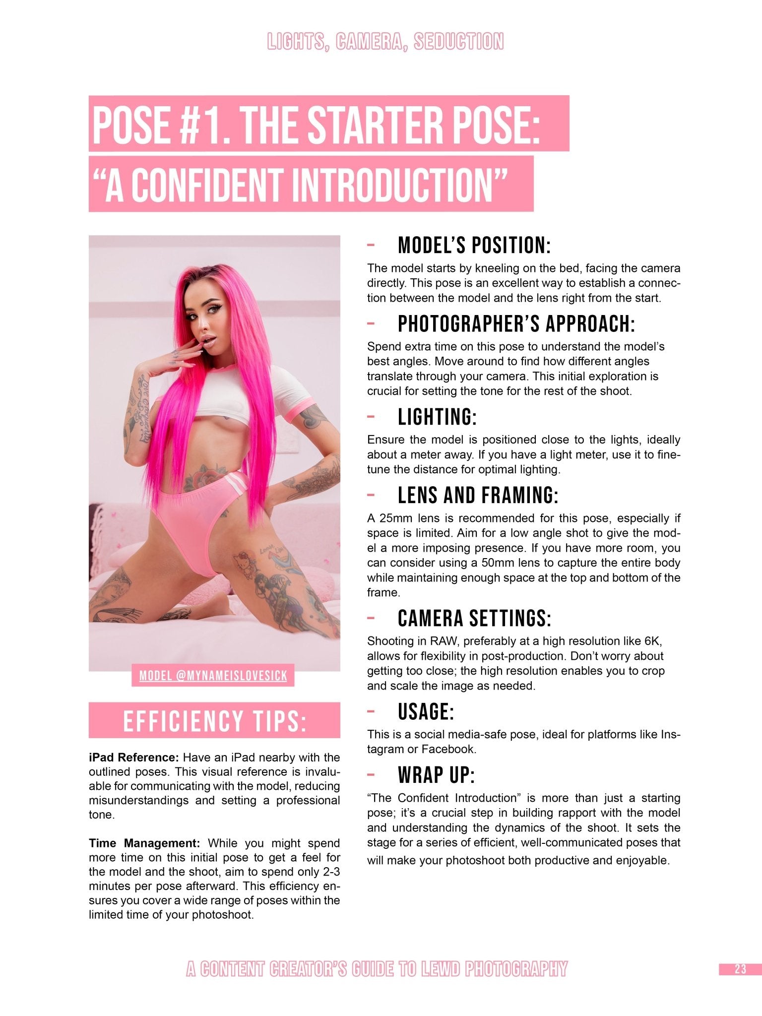 Lights, Camera, Seduction: A Content Creator's Guide to Lewd Photography - Lewd Fashion