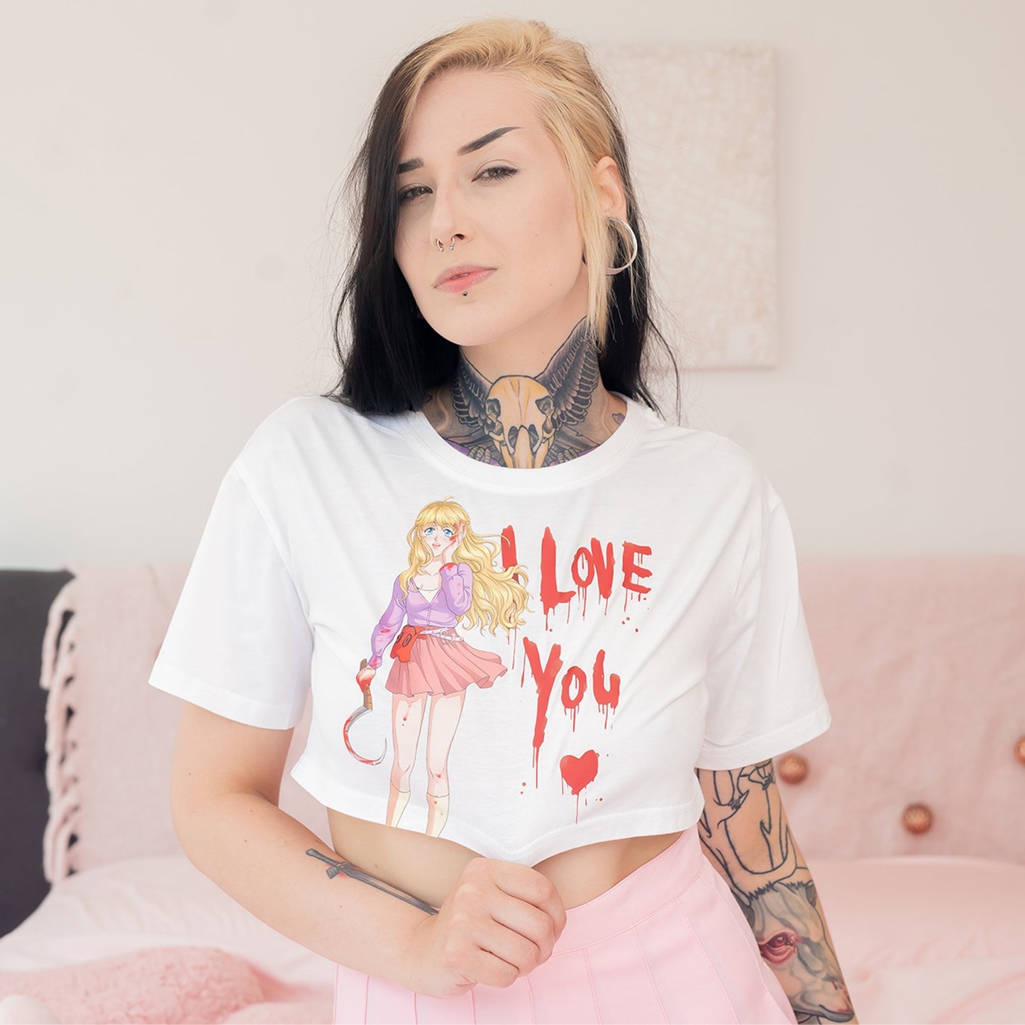 Yandere Crop Top - Lewd Fashion