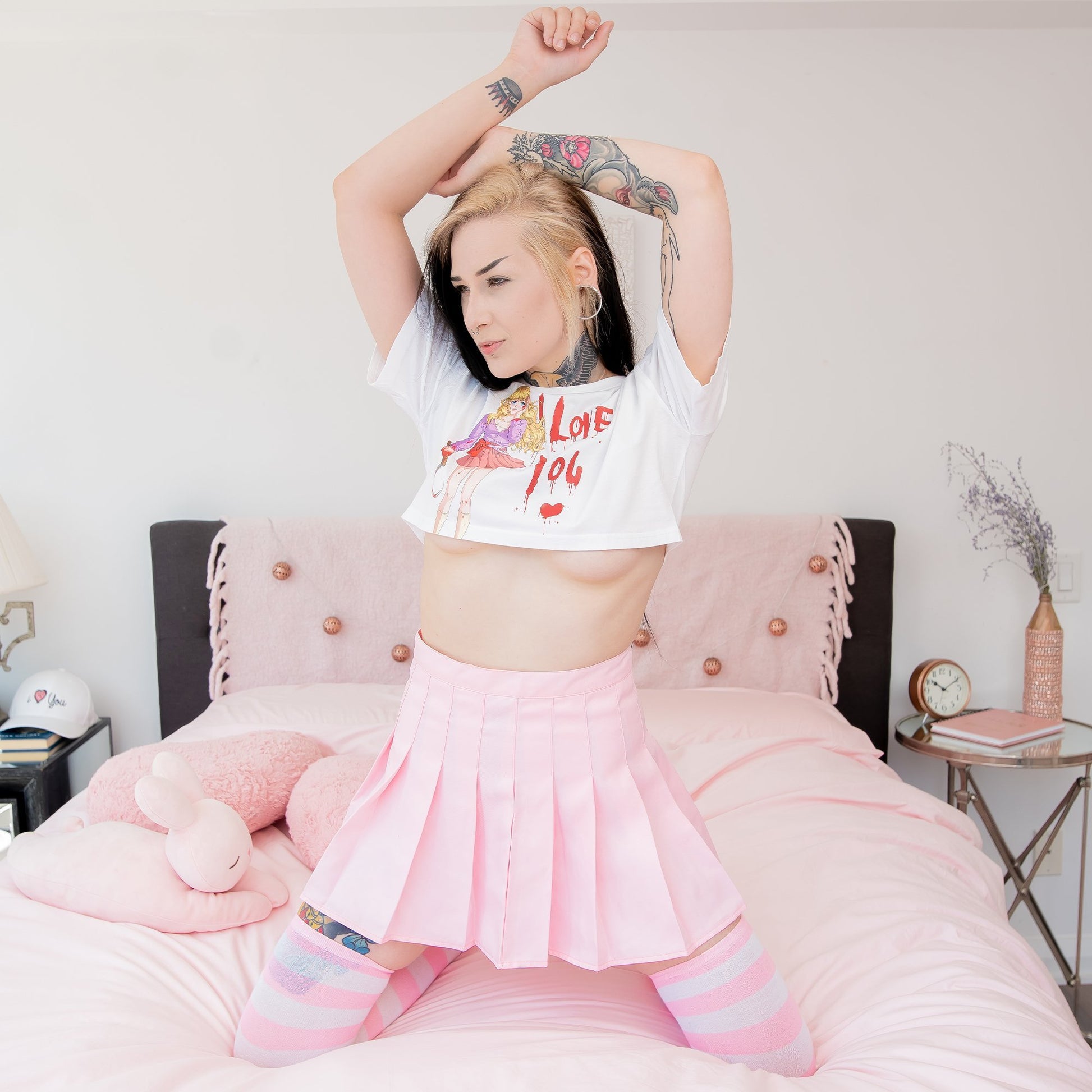 Yandere Crop Top - Lewd Fashion