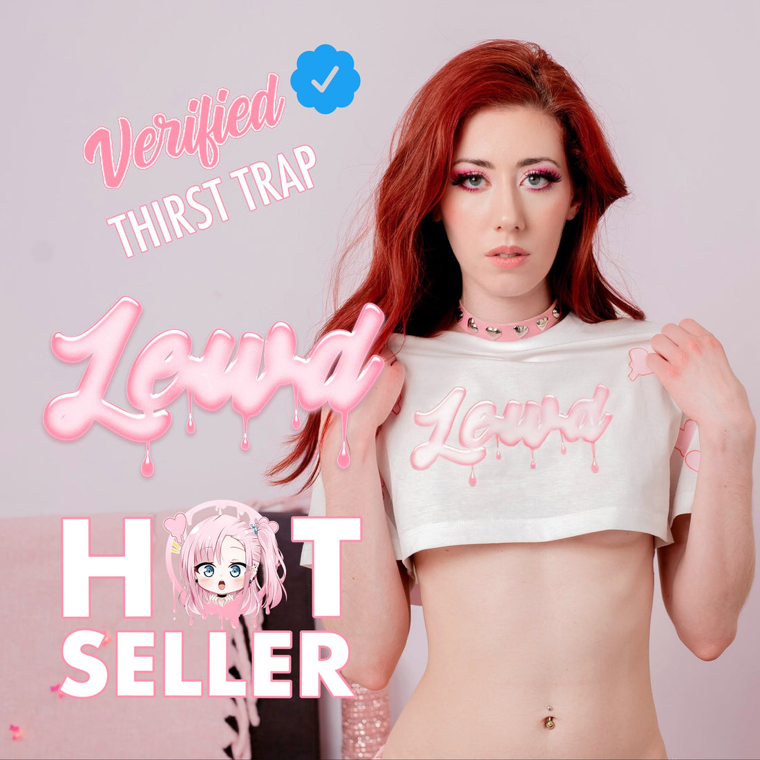 Drippy Bubble Crop Top Y2K Egirl Streamer | LewdFashion