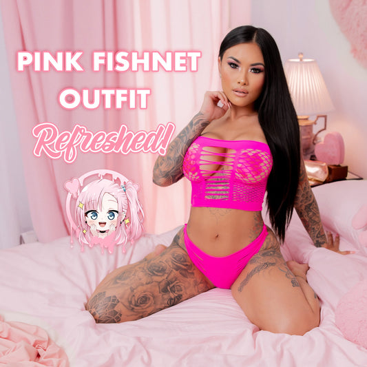 Unleashing Desire: Discover the Reimagined Pink Fishnet Bodysuit by Lewd Fashion - Lewd Fashion