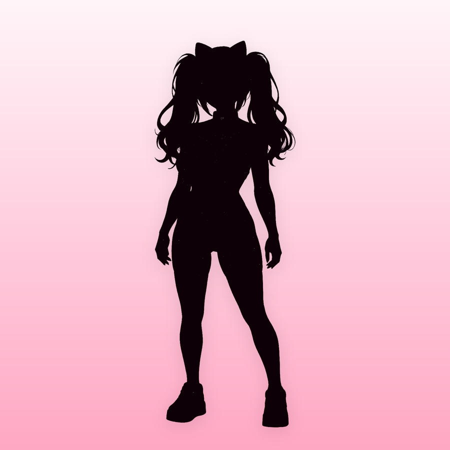 Nami in silhouette — the Chainlink outfit is revealed once you own it