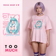 Certified Cutie Camiseta Oversize Rosa