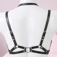 Ring Road chest harness, close-up of the top, back