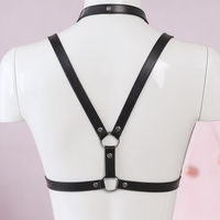 Collar Cut chest harness, close-up of the top, back