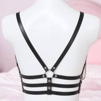 Triple Threat chest harness, close-up of the back