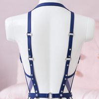 Deep End full body harness, close-up of the top, back