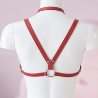 Bow Peep chest harness, close-up of the top, back