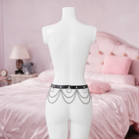 Ring Swing chain harness, back view on a mannequin