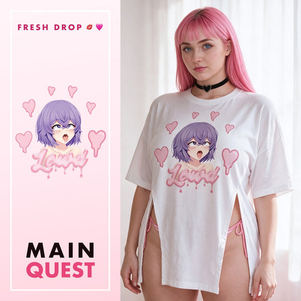 Lewd Otaku Side Peek Top, master thumbnail