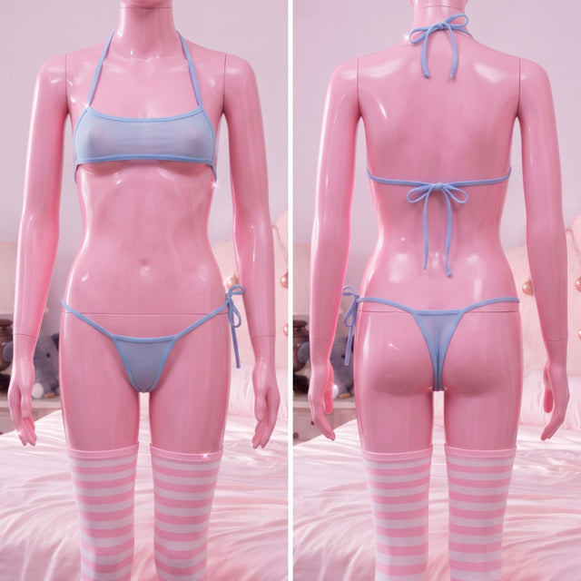 solid micro set · light blue