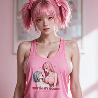 Spit In My Mouth Hot Pink Racerback Tank — Collection Edition — listing video