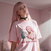 Spit In My Mouth Pink Oversized Shirt — Collection Edition — listing video