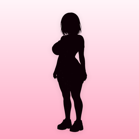Sora in silhouette — the Sweetheart outfit is hidden until you own it