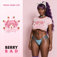 Strawberry Girl Pink Crop Top, master thumbnail
