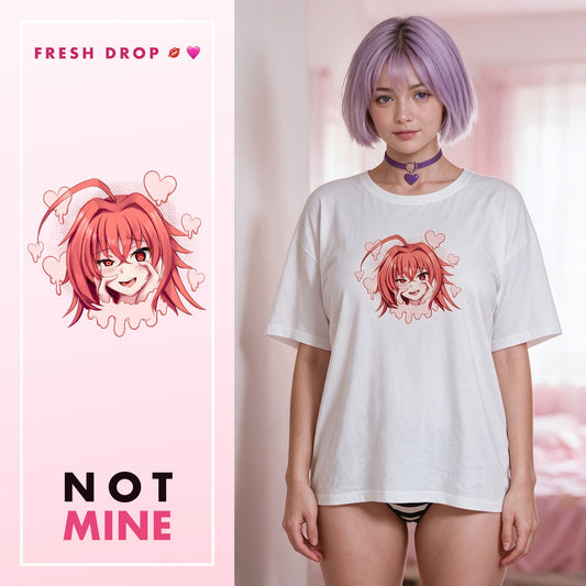 Tsundere White Oversized Shirt, master thumbnail