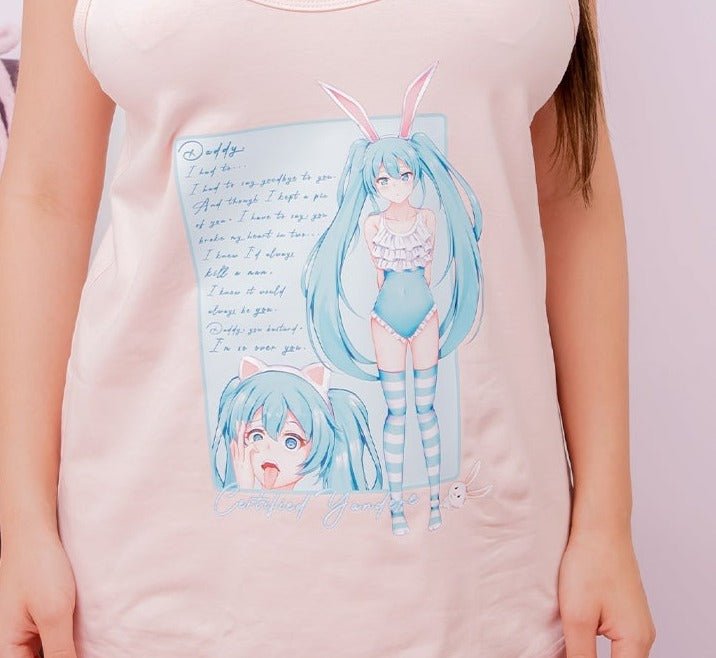 Kawaii Neko Tank Top by Lewd Fashion