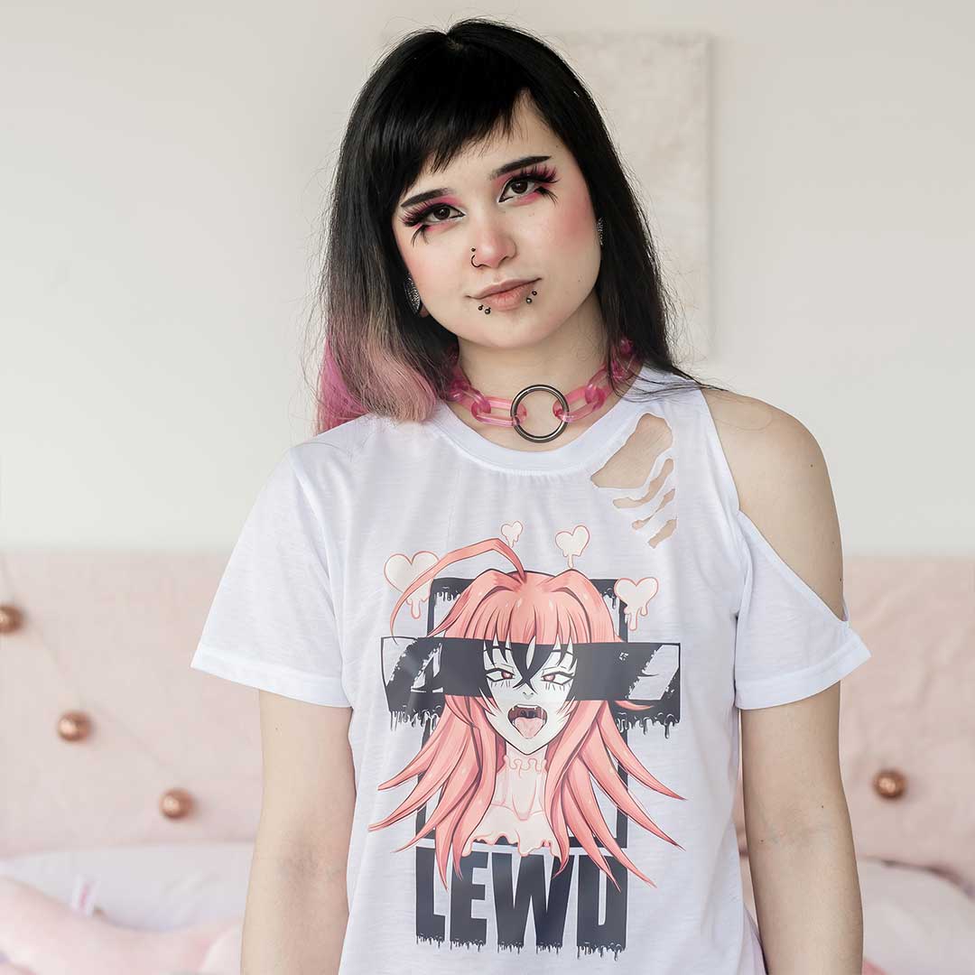 Ahegao Face Shirt by Lewd Fashion