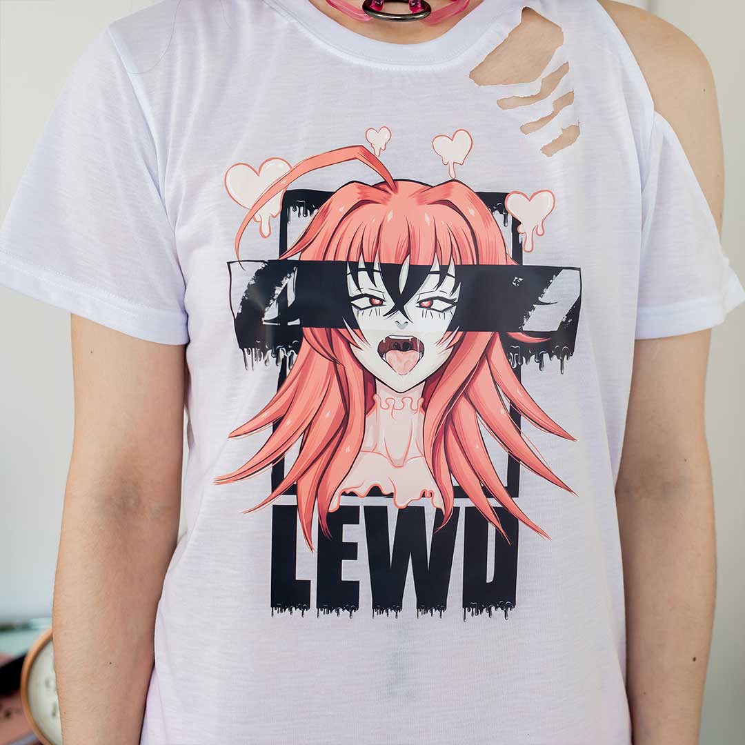 Ahegao Face Shirt by Lewd Fashion