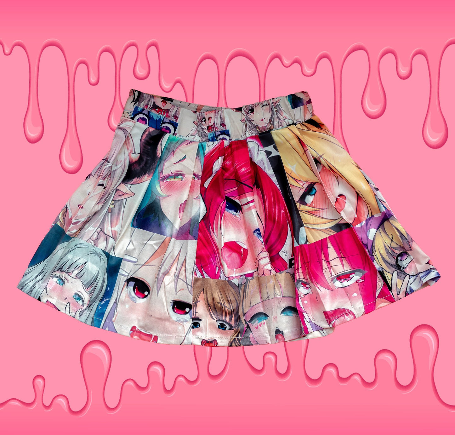 Lewd Ahegao Face Skirt - Lewd FashionAhegao Face Skirt by Lewd Fashion