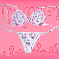 Ahegao Anime Bikini mock up by Lewd Fashion