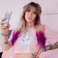 UwU Pink Crop Top - Lewd Fashion