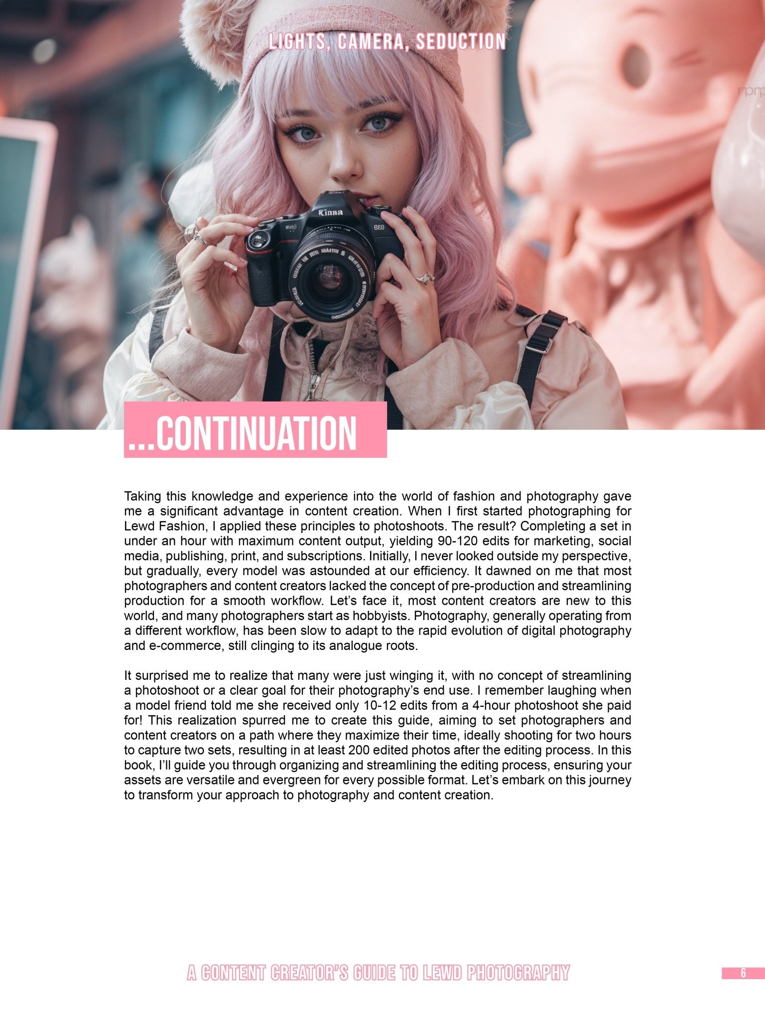Lights, Camera, Seduction: A Content Creator's Guide to Lewd Photography - Lewd Fashion