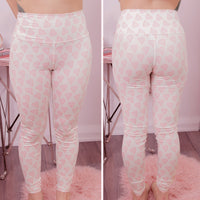 White Kawaii Leggings - Lewd Fashion