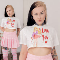 Yandere Crop Top - Lewd Fashion