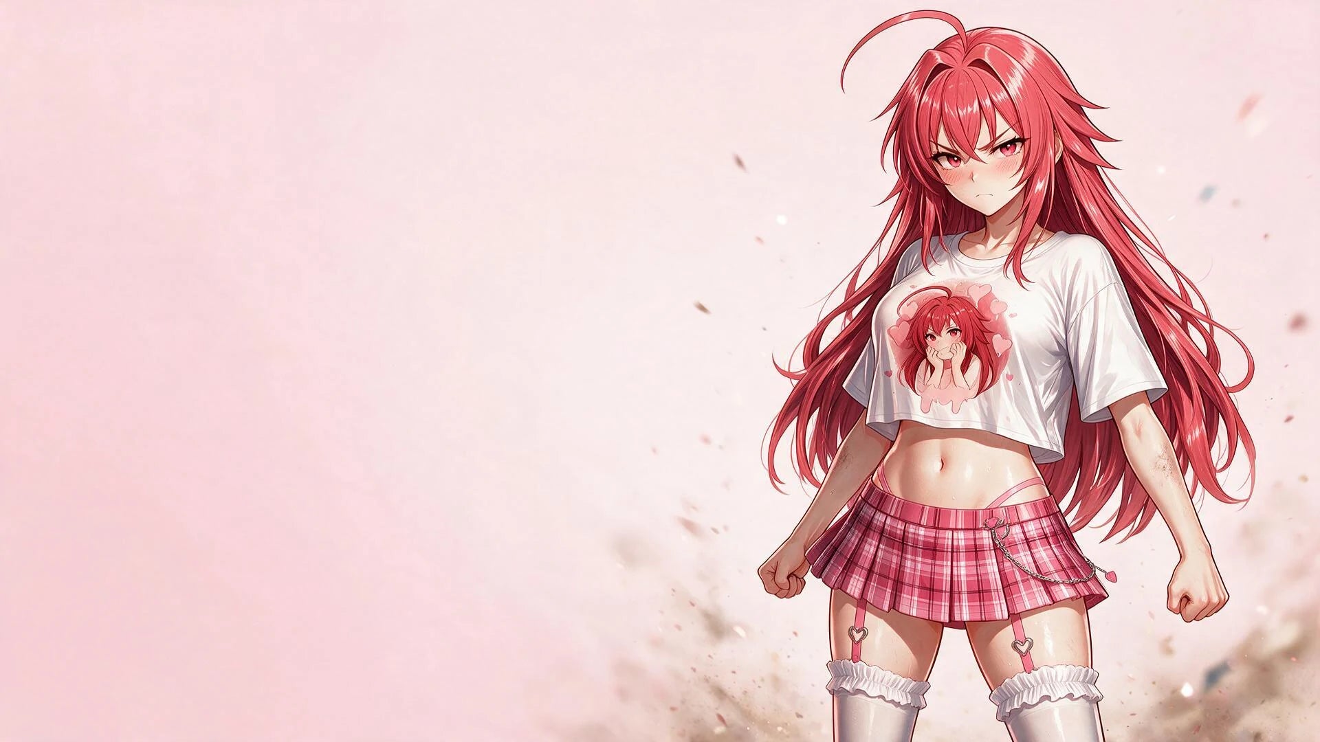 AKANE as TOP GIRL in Clout Queens, awaiting her animated ending