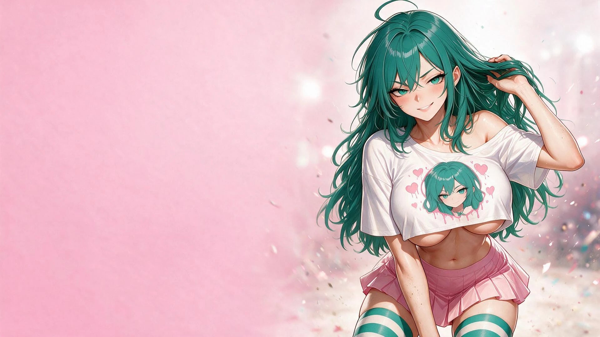 SUKI as TOP GIRL in Clout Queens, awaiting her animated ending